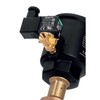 Solenoid valve 3/2 Type: 33007 Series: E314K143S1N01F1 Brass/NBR Normally closed (NC) Orifice: 2.4mm 24V DC External thread (BSPP) 1/4" (8)